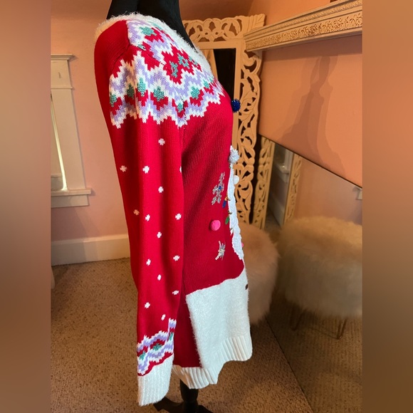 Women’s 33 Degrees, llama, ugly Christmas sweater. Size Small - Picture 3 of 5
